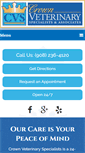 Mobile Screenshot of crownvet.com